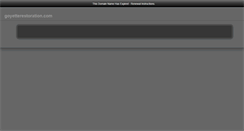 Desktop Screenshot of goyetterestoration.com